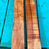 Curly Koa pool cue turning blanks