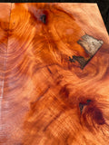 Curly Cuban Mahogany Electric Drop Top guitar set 2@24”x8-11.5”x3.5-4mm