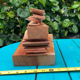 Kamani Wood 25 piece lot for laser, wood burning, jewelry, hobby wood