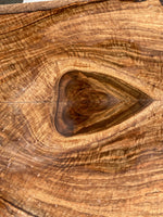 Spalted Curly Mango Electric Top 2@24”x8 3/4”x1/2”