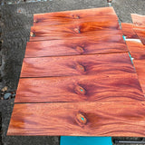 Kamani Wood 14 piece lot for laser, wood burning, jewelry, hobby wood