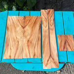 Aromatic Hawaiian grown Camphor wood bookmatched 6 pieces