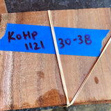 Curly Koa Instrument Grade Guitar/Ukulele Headplates