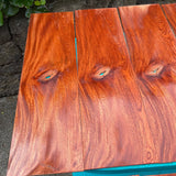 Kamani Wood 14 piece lot for laser, wood burning, jewelry, hobby wood