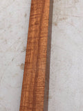 Ultra curly pride of India spindle/pool cue turning blank 24”x7/4”x1 7/8”