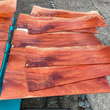 Kamani Wood 14 piece lot for laser, wood burning, jewelry, hobby wood
