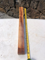 Curly Koa Pool Cue Turning Blank 24”x1 7/8”x1 7/8”