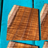 Curly Koa Instrument Grade Guitar/Ukulele Headplates