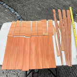 Cuban Mahogany Instrument Grade Cut offs for fine woodworking 45 pieces