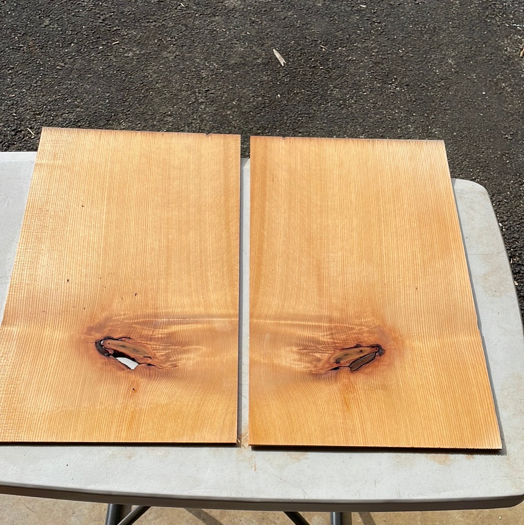 Reclaimed Western Red Cedar Single piece Tenor Ukulele top