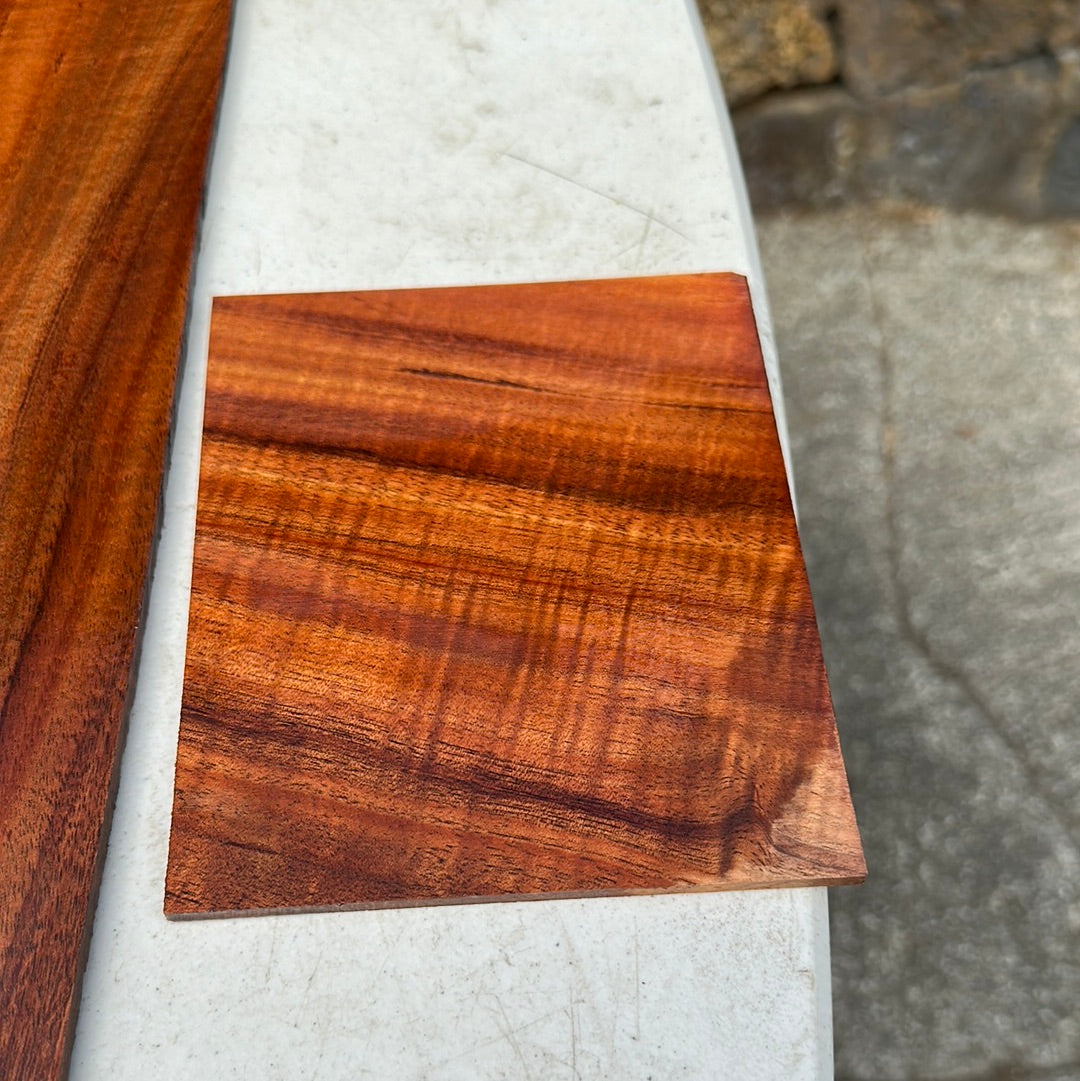 4A Curly Koa Jumbo Western Guitar 4 piece set