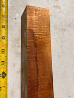 Curly Koa Pool Cue Blank 14.5”x1 7/8”x1 7/8”