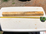 Curly Mango Pool Cue Blank 24”x2”x2”