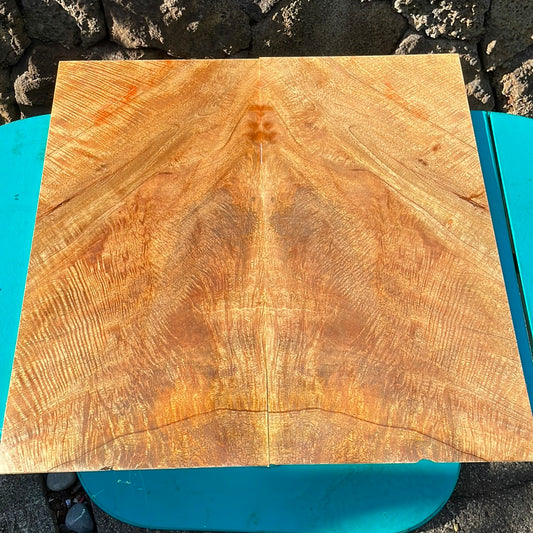 Curly Mango Electric Guitar Top