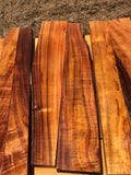 Reclaimed Curly Koa boards 7@20-23”x2-4”x1”