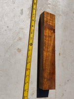 Curly Koa Pool Cue Turning Blank 11.5”x2”x1 7/8”