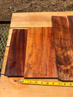 Reclaimed Curly Koa boards 8@10-23”x3-5.5”x1”