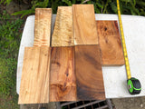 Reclaimed Mango, Earpod, Koa knife handle blanks 7@9-10”x3-4”x7/4”