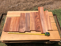 Reclaimed Curly Koa boards 8@10-23”x3-5.5”x1”