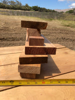 Reclaimed Curly Koa boards 7@20-23”x2-4”x1”