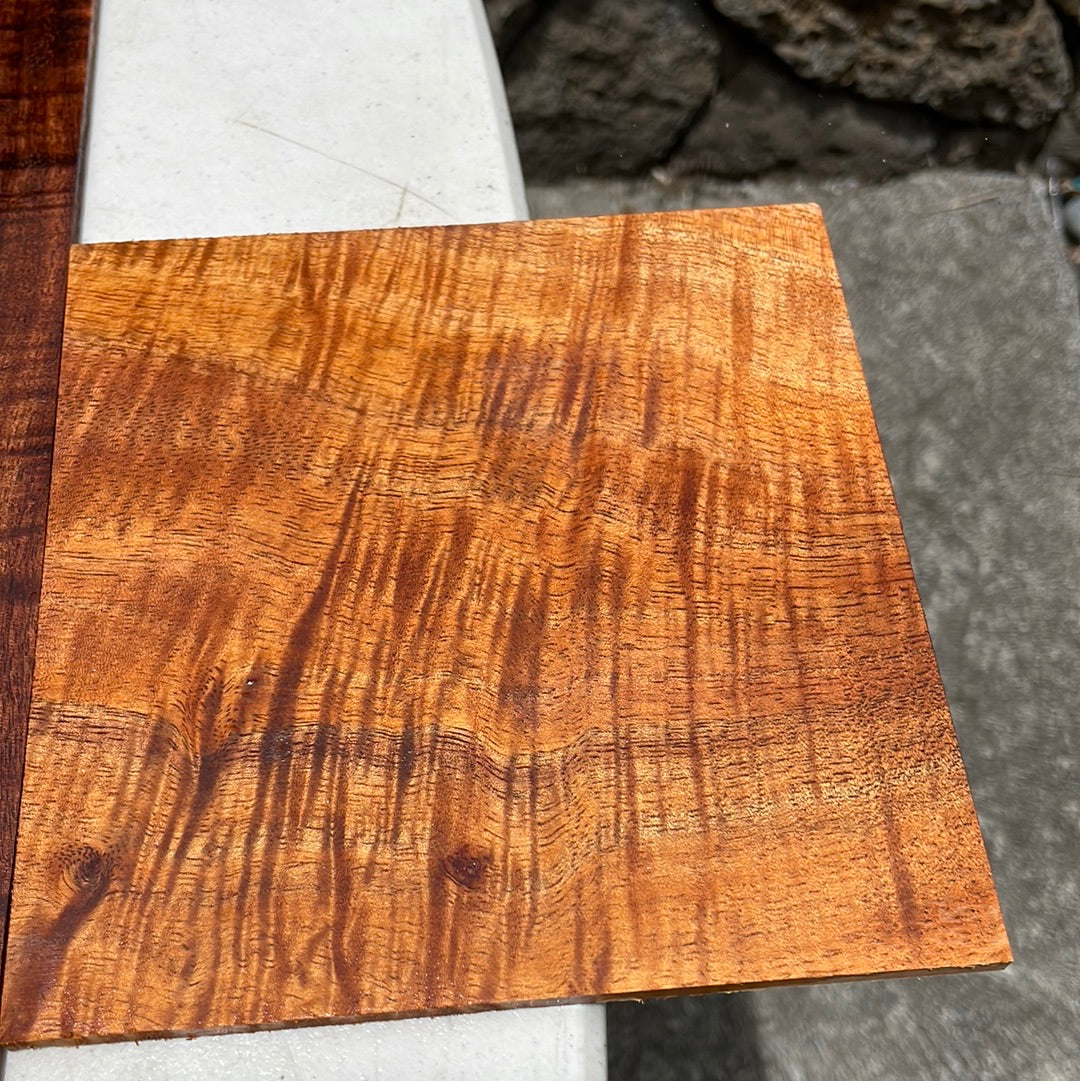 4A Curly Koa Jumbo Guitar 4 pc