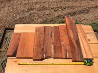 Reclaimed Curly Koa boards 8@10-23”x3-5.5”x1”