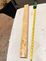 Curly Mango Pool Cue Blank 24”x2”x2”