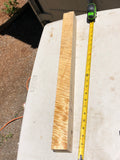 Curly Mango Pool Cue Blank 24”x2”x2”