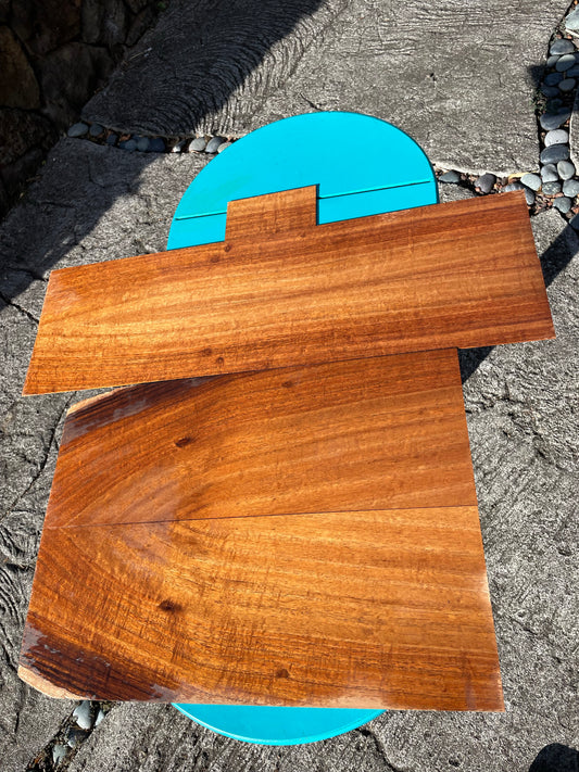 C1/OOO Classical guitar Curly Koa 5 piece set