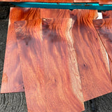 Kamani Wood 14 piece lot for laser, wood burning, jewelry, hobby wood
