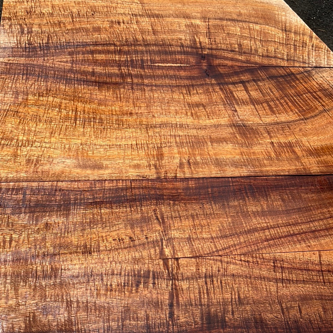 4A Curly Koa Jumbo Guitar 4 pc
