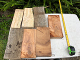 Reclaimed Mango, Earpod, Koa knife handle blanks 7@9-10”x3-4”x7/4”