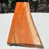 Live Edge Cuban Mahogany board 24”x6-11.5”x2”