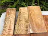 Reclaimed Mango, Earpod, Koa knife handle blanks 7@9-10”x3-4”x7/4”