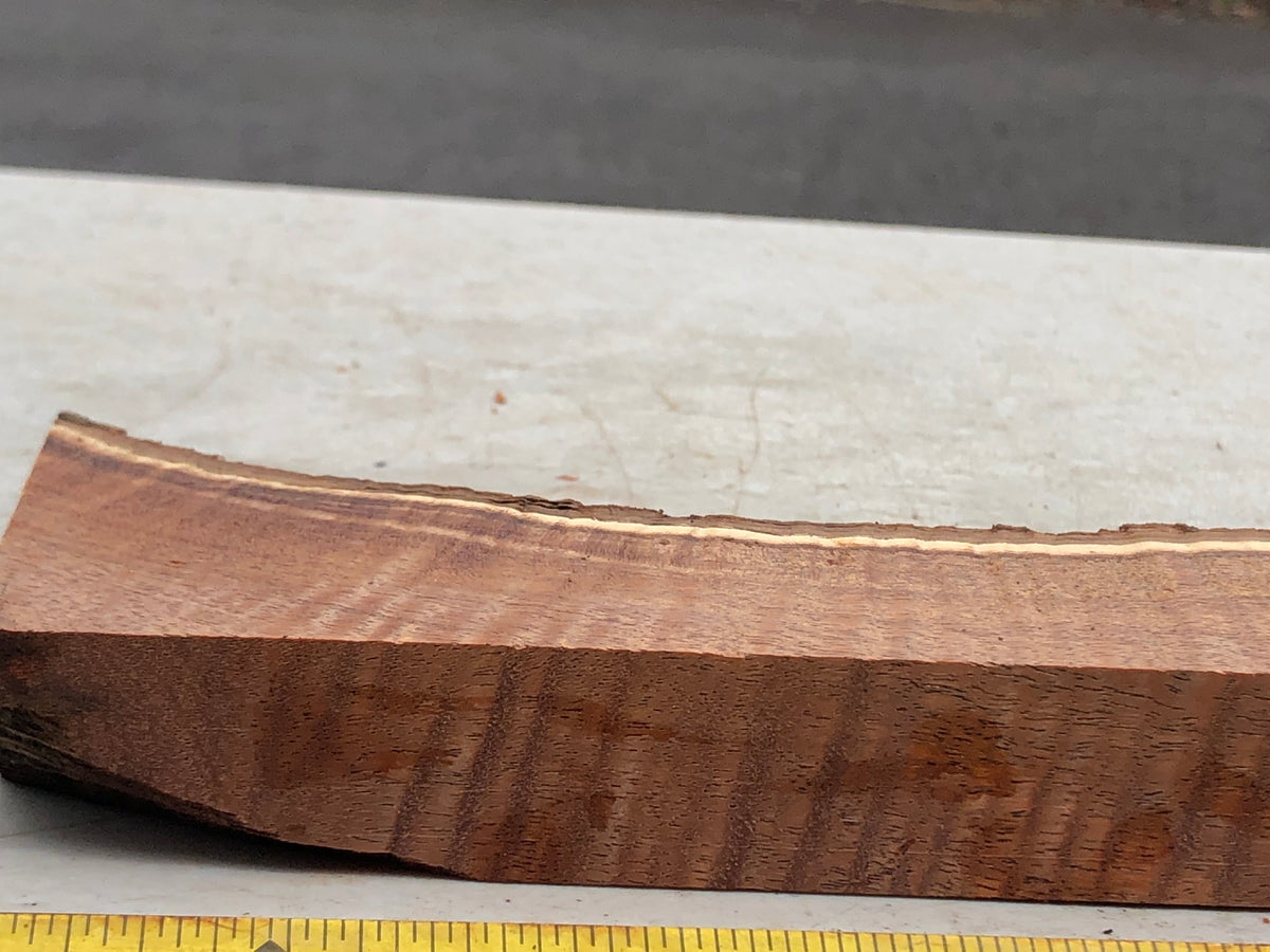 Curly Kiawe Knife Scale and handle 6”x1.5-3”c7/8”