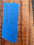 5A Curly Koa Instrument Binding 34 3/4”x3 1/4”x5mm