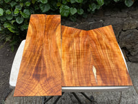 4A Curly Hawaiian Koa Jumbo Guitar 4 piece set