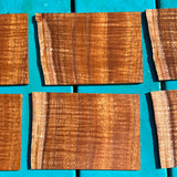 Curly Koa Instrument Grade Guitar/Ukulele Headplates