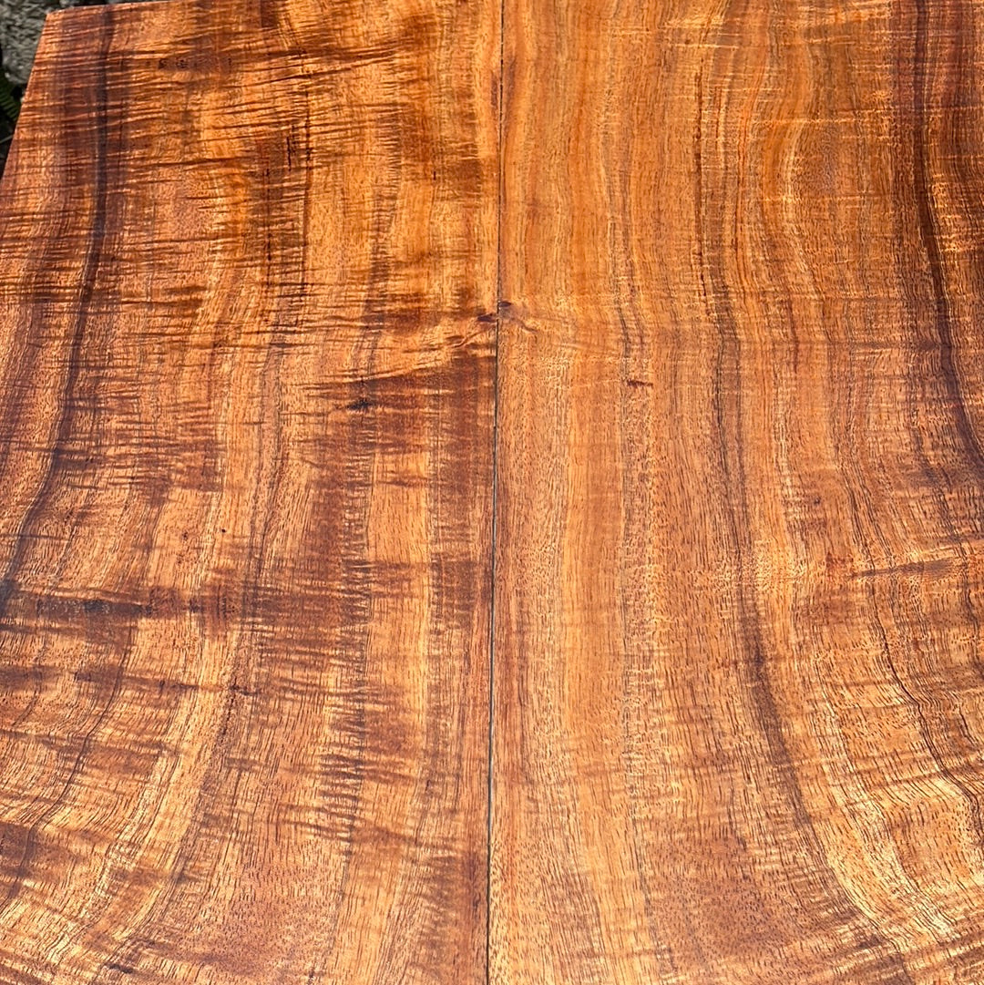 4A Curly Koa Jumbo Guitar 4 pc