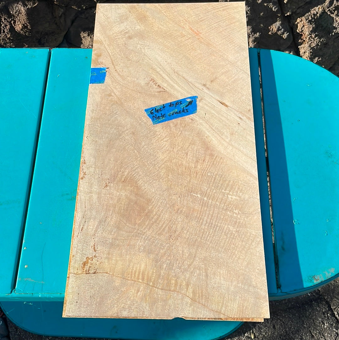 Curly Mango Electric Guitar Top