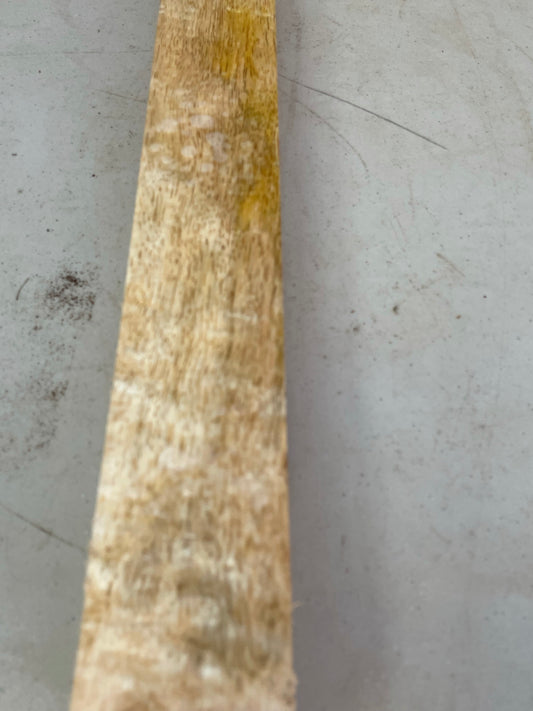 Curly Mango Pool Cue turning blank