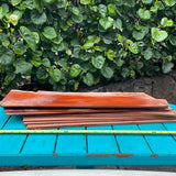 Kamani Wood 14 piece lot for laser, wood burning, jewelry, hobby wood